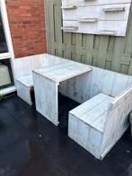 Houten Picknicktafel met Banken, Ophalen of Verzenden, Gebruikt, Rechthoekig, Hout