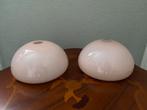 2 stuks Franse Roze opaline lampenkap, Ophalen of Verzenden