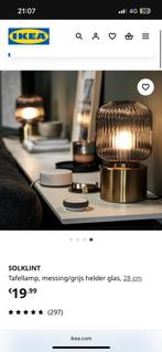 Ikea nacht lampjes 2 x, Ophalen of Verzenden, Zo goed als nieuw, Glas, Minder dan 50 cm