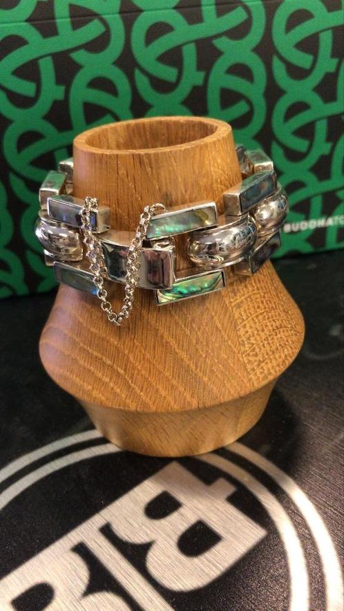 BUDDHA TO BUDDHA ARMBAND TYPE 031 E BATUL 2 CM SHELL €249,95, Sieraden, Tassen en Uiterlijk, Armbanden, Zo goed als nieuw, Zilver