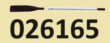 026165 Aluminium roeiriem / peddel lengte 161 cm. € 29,95 beschikbaar voor biedingen