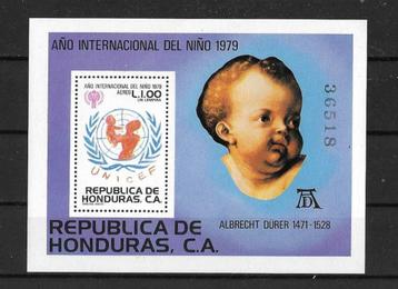 Honduras Michel blok 32 postfris   JAAR VH KIND beschikbaar voor biedingen