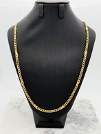 Prachtige geelgouden gourmetschakel ketting unisex 55 cm, Nieuw, Ophalen of Verzenden, Nvt, Nvt