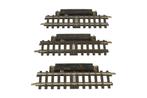 Marklin H0 K rail 3x 2199 Schakelrail recht, Wisselstroom, Gebruikt, Rails, Ophalen of Verzenden