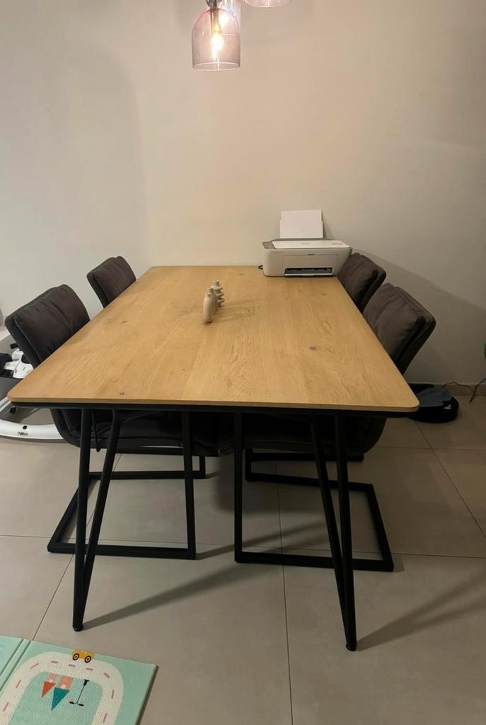 Eijerkamp Eettafel Rechthoekig (stoelen er niet bij), Huis en Inrichting, Tafels | Eettafels, Zo goed als nieuw, 100 tot 150 cm