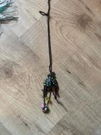Mooie ketting vogel pauw, Ophalen of Verzenden, Zo goed als nieuw, Overige materialen