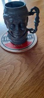 Antieke tinnen drinkbekertje, Ophalen of Verzenden