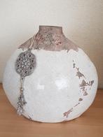 Keramieken decoratie vaas, Overige kleuren, Aardewerk of Porselein, Ophalen of Verzenden, Zo goed als nieuw