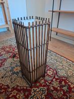 Stijlvolle bamboe lamp - 17x17x35 cm, Huis en Inrichting, Lampen | Vloerlampen, Ophalen, Hout, Bohemian, Zo goed als nieuw