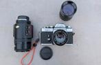 Minolta Xe-1 slr camera met 3 lenzen, Audio, Tv en Foto, Fotocamera's Analoog, Ophalen of Verzenden, Gebruikt, Spiegelreflex, Minolta