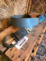 YatvaVintage: YV6171: Vintage 80s Robinia Leather Belt Riem, 5 cm of meer, 90 tot 100 cm, Tailleriem, Ophalen of Verzenden