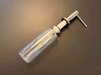 RVS inbouw zeepdispenser / zeeppompje, Ophalen of Verzenden, Zo goed als nieuw, Rvs, Overige typen