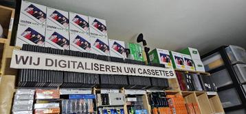 Diverse Nieuwe cassettes te koop. Mini dv, 8mm, vhs, audio beschikbaar voor biedingen