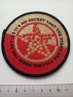 U2 mooie  vintage 1994 Zoo tv tour patch 18 + goud print, Verzenden, Nieuw, Kleding