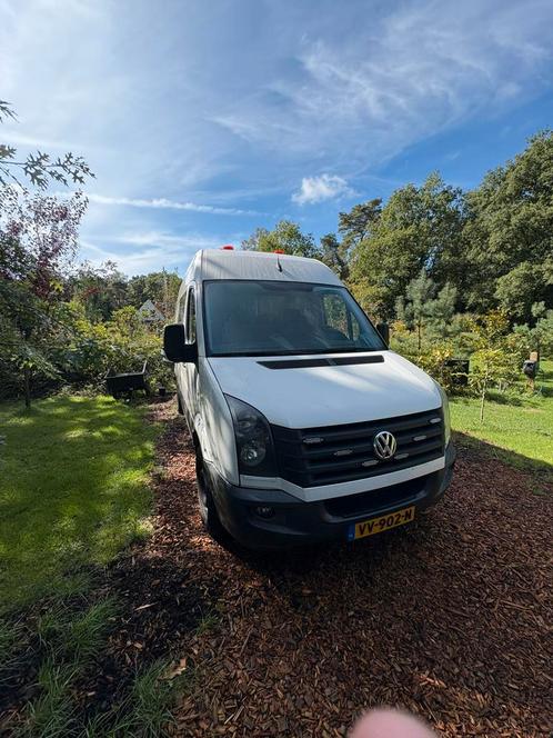 Crafter, Auto's, Bestelauto's, Particulier, Diesel, Euro 6, Handgeschakeld, Origineel Nederlands, Wit, Zwart, Stof, Achterwielaandrijving