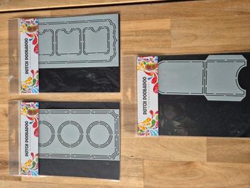set van 3 Dutch Doobadoo stencils  beschikbaar voor biedingen
