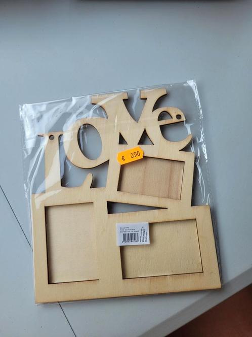Partij fotolijst love ***15 stuks***, Hobby en Vrije tijd, Knutselen, Nieuw, Materiaal, Ophalen of Verzenden