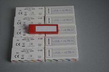 Partij 10 usb sticks 4GB beschikbaar voor biedingen