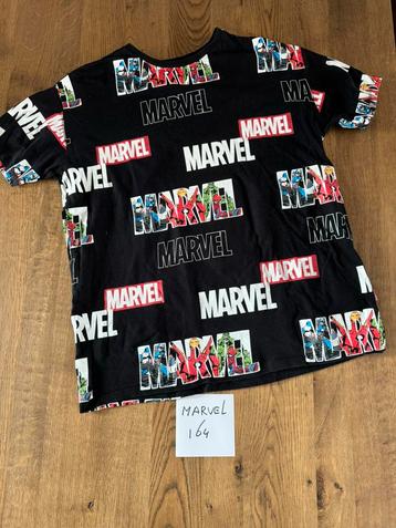 Marvel zwart shirt tshirt korte mouwen maat 158 164 ZGAN beschikbaar voor biedingen