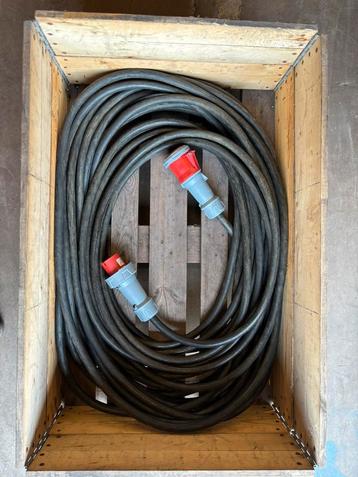 Verlengkabel 63 Ampere 5x16mm2 *50 meter* Mennekes stekkers beschikbaar voor biedingen