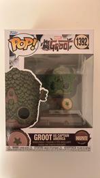 Funko pop Groot as captain america, Ophalen of Verzenden, Zo goed als nieuw