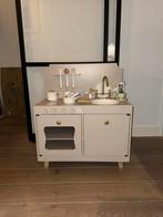 Petit Amelie Keuken - Beige Speelkeuken, Kinderen en Baby's, Speelgoed | Speelkeukens, Ophalen, Zo goed als nieuw, Hout, Speelkeuken