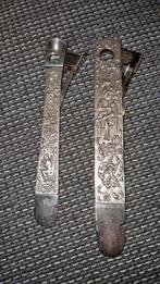 2 stuks zilveren sigaren knippers zie foto's, Antiek en Kunst, Ophalen of Verzenden