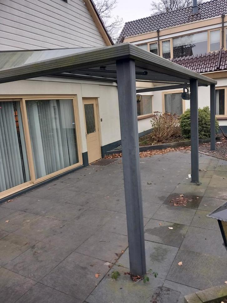 Overkapping / serre aluminium, Tuin en Terras, Overkappingen, Gebruikt, Serre, Ophalen of Verzenden