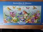 Gibsons puzzel: Butterflies and Blooms, Hobby en Vrije tijd, Denksport en Puzzels, Ophalen of Verzenden, 500 t/m 1500 stukjes