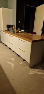 Keukenkastjes - 3 stuks, Huis en Inrichting, Keuken | Keukenelementen, Ophalen, Gebruikt, Wit, 150 tot 200 cm
