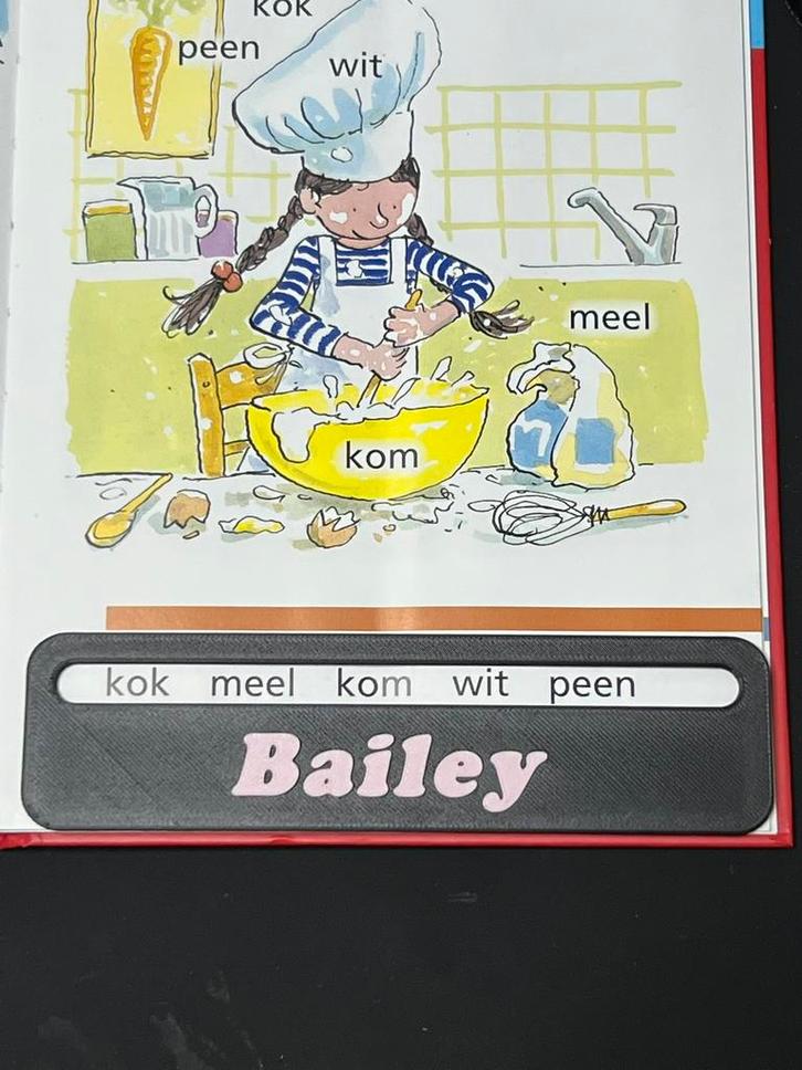 Leeshulp met naam, diverse kleuren!, Boeken, Kinderboeken | Jeugd | onder 10 jaar, Nieuw, Non-fictie, Ophalen of Verzenden