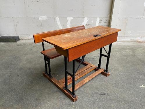 Antiek schoolbankje, bureau, lessenaar SCHITTERENDE STAAT, Antiek en Kunst, Antiek | Meubels | Stoelen en Banken, Ophalen