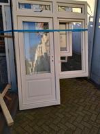 Kozijn met achterdeur en zijlichten, Nieuw, Ophalen of Verzenden, Buitendeur, Glas