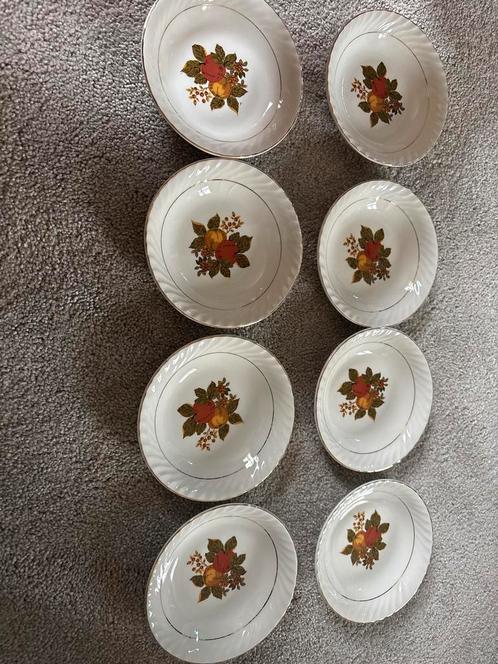 8 Wedgwood Schaaltjes - English Harvest, Antiek en Kunst, Antiek | Servies los, Ophalen of Verzenden