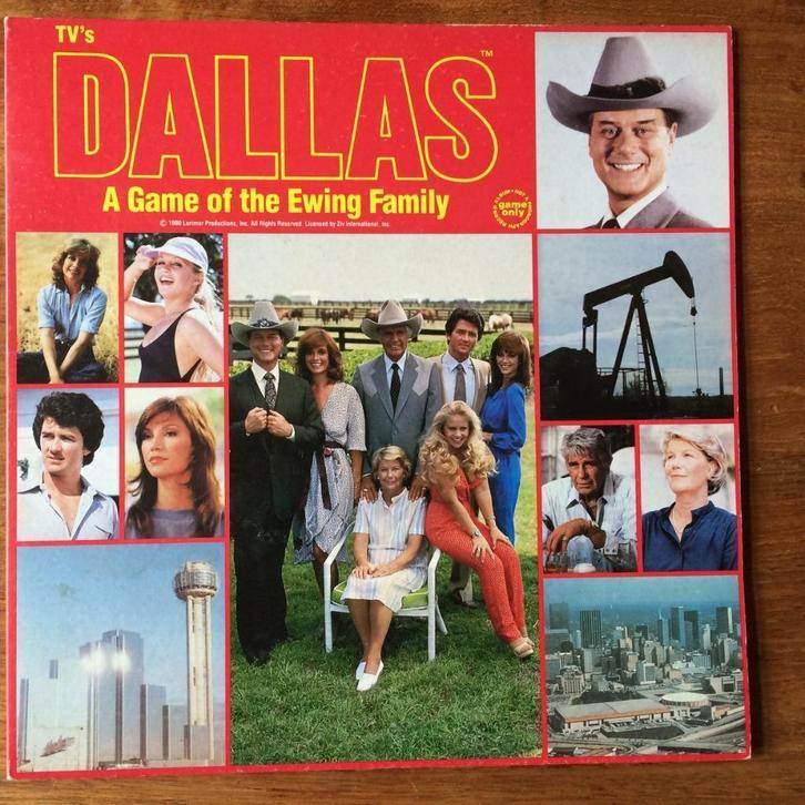 Dallas a game of the Ewing family TV jaren 80 vintage spel, Hobby en Vrije tijd, Gezelschapsspellen | Bordspellen, Zo goed als nieuw