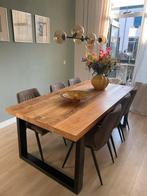 Eettafel mangohout MOET SNEL WEG!, Huis en Inrichting, Tafels | Eettafels, Ophalen, Gebruikt, 200 cm of meer, 50 tot 100 cm