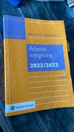 Arbeidswetgeving 2022/2023, Boeken, Ophalen of Verzenden, Zo goed als nieuw