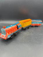 Vintage U.S. Zone West-Germany blikken trein met wagons, Antiek en Kunst, Antiek | Speelgoed, Ophalen of Verzenden