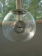 Plafondlamp 'Sateliet', bolvorm, modern design, Ophalen, Gebruikt, Glas, Modern design