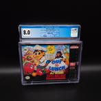 CGC 8.0 A Out to Lunch Snes USA Sealed Nieuw nintendo, Spelcomputers en Games, Games | Nintendo Super NES, 1 speler, Ophalen of Verzenden