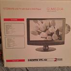 Q-Media TV- DVD speler 39 cm + bijbehoren  voor TV ontvang, Audio, Tv en Foto, Televisies, Ophalen, Zo goed als nieuw, Overige merken