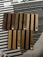 Woodlines samples houten panelen, Huis en Inrichting, Stoffering | Behang, Houten panelen, Minder dan 10 m², Bruin, Ophalen