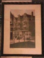 Amsterdam, Korte Dijkstraat klein oud grafiek Dirk Harting, Antiek en Kunst, Ophalen of Verzenden