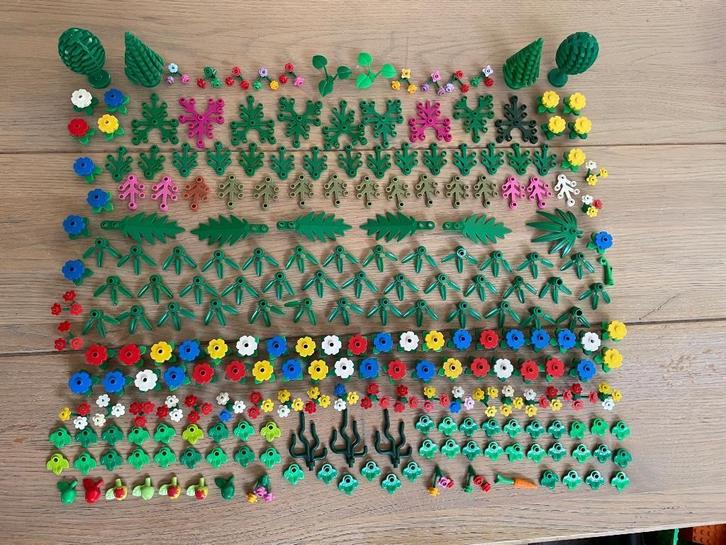 Lego grote partij bloemen, planten, bladeren, etc, Kinderen en Baby's, Speelgoed | Duplo en Lego, Gebruikt, Lego, Ophalen of Verzenden