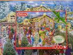 Twee kerstpuzzels van 1000 stukjes. Falcon., Ophalen of Verzenden, 500 t/m 1500 stukjes, Zo goed als nieuw, Legpuzzel