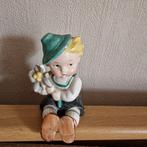 Vintage Keramiek Spaarpot Jongen, Ophalen of Verzenden