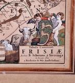 Kaart Friesland ca 1680 cartografie., Antiek en Kunst, Ophalen
