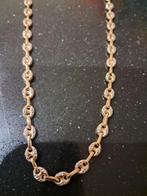 Koffieboon collier 14 krt, Verzenden, Zo goed als nieuw, Goud, Goud