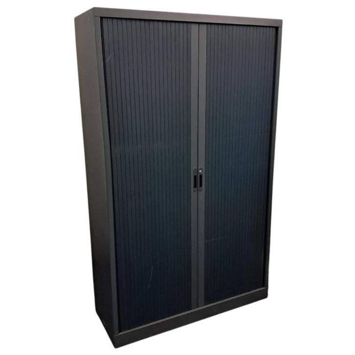 Utopia Roldeurkast Antraciet 198 x 120 x 45 B-Keus, Huis en Inrichting, Kasten | Roldeurkasten en Archiefkasten, Gebruikt, 150 tot 200 cm