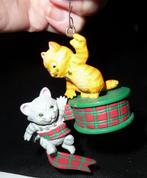 11 DIVERSEN KERST O.A. ORNAMENT MET POESEN,HERINNER KERSTBAL, Diversen, Verzenden, Zo goed als nieuw